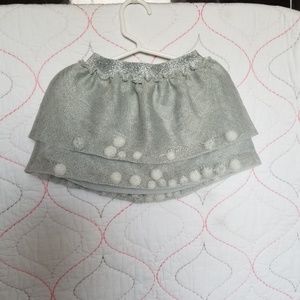 Silver tutu skirt